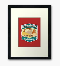 ARRAKIS SAND CASTLE BUILDING COMPANY Framed Print