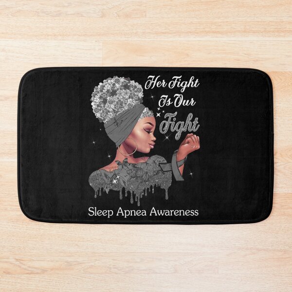Item preview, Her Fight Is Our Fight Sleep Apnea Awareness designed and sold by Mnrshirley.