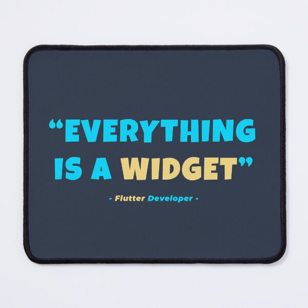 Item preview, Everything is a Widget - Flutter designed and sold by Mechashadow.