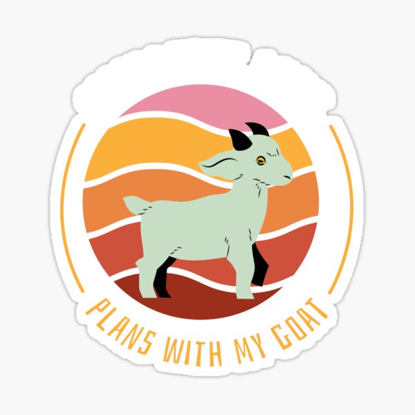 Item preview, Funny Goats Lover Sorry I Can't I Have Plans With My Goat design designed and sold by Merchking1.