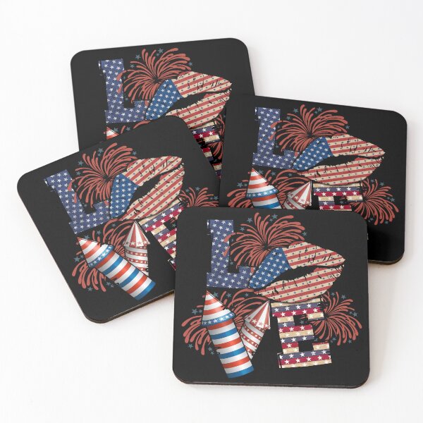 Item preview, Love USA | July 4th | American Flag | Patriotic | Fireworks  designed and sold by Ravenvine.