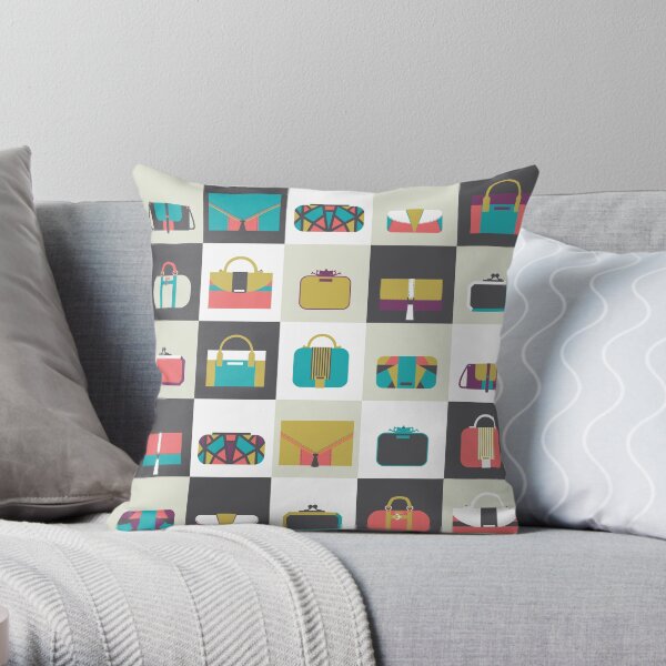 BAGometry Throw Pillow