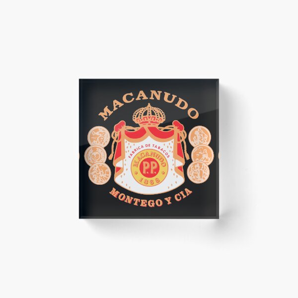 Best Cigar Macanudo Acrylic Block
