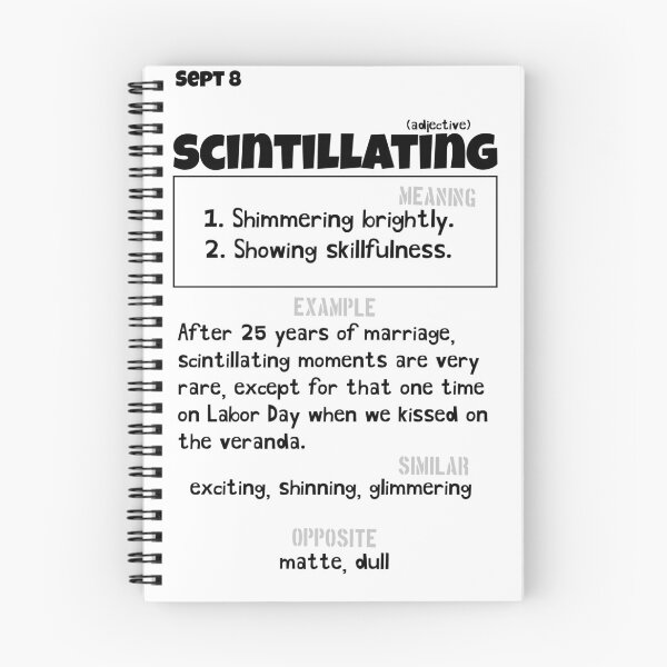 Item preview, September 8 Scintillating designed and sold by Square Root of Squid.