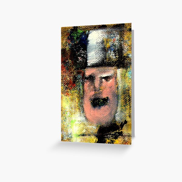Man with the Top Hat Greeting Card