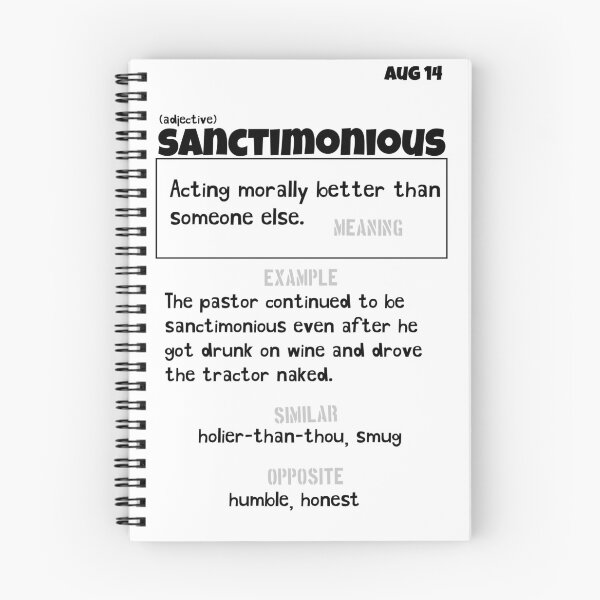 Item preview, August 14 Sanctimonious designed and sold by Square Root of Squid.