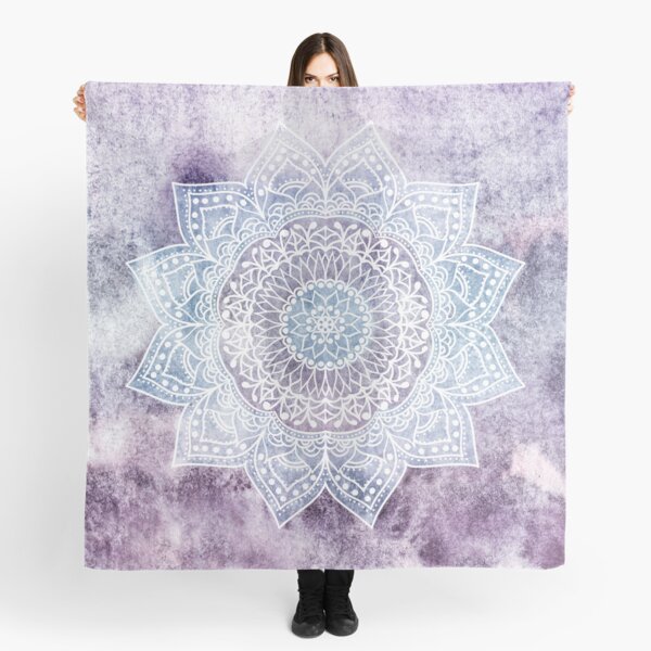 DEEP PURPLE MANDALA Scarf