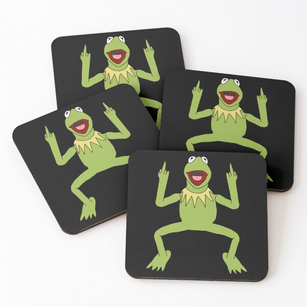 Item preview, Painting Flipping Off Kermit Gifts Idea designed and sold by EricConners.