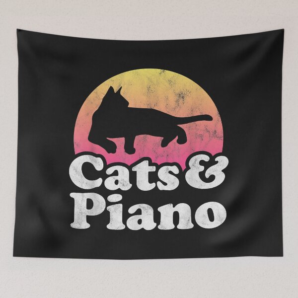Item preview, Cats and Piano Men's or Women's Cat and Piano designed and sold by luciaaljudith.