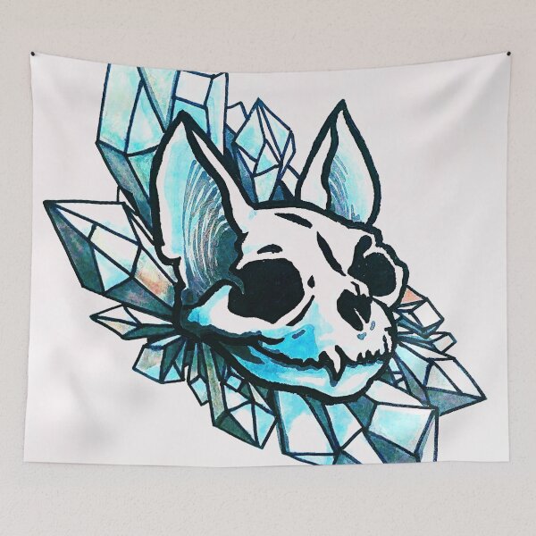 Item preview, Crystallized Kitty Skull designed and sold by Amanda Richmond.