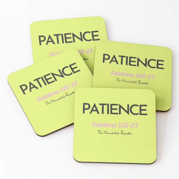 Item preview, The Fruit of The Spirit Patience - Yellow, Black, Pink designed and sold by TheReporter1.