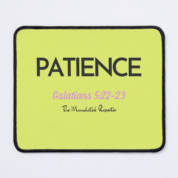 Item preview, The Fruit of The Spirit Patience - Yellow, Black, Pink designed and sold by TheReporter1.