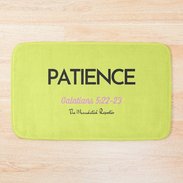 Item preview, The Fruit of The Spirit Patience - Yellow, Black, Pink designed and sold by TheReporter1.