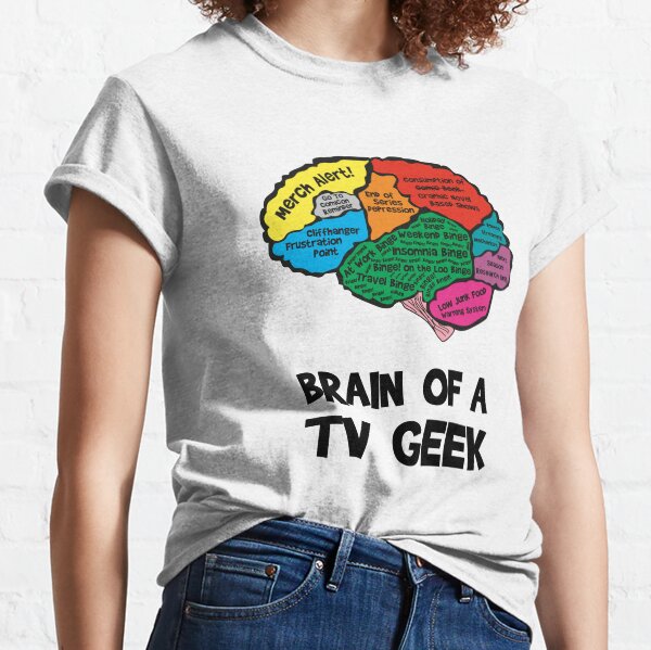 Vista previa del artículo con la obra «Geek Brain», diseñado y vendido por Mockster.