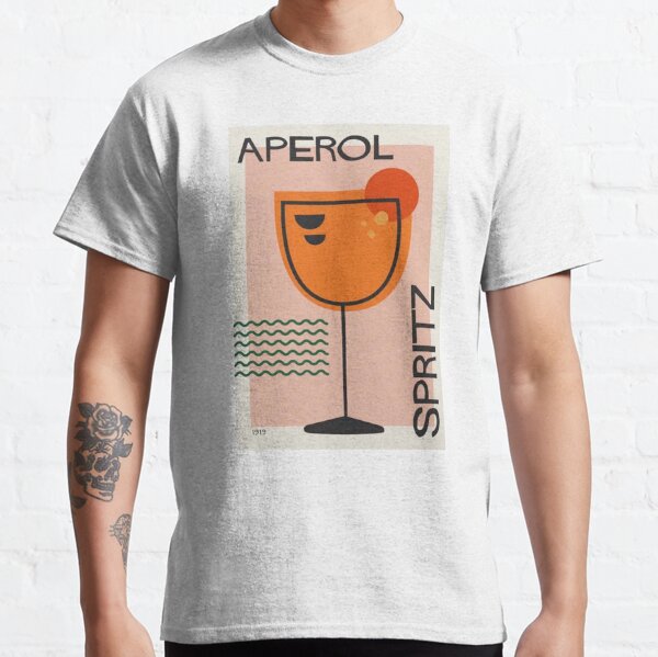 Cocktail-Print Aperol Spritz Classic T-Shirt