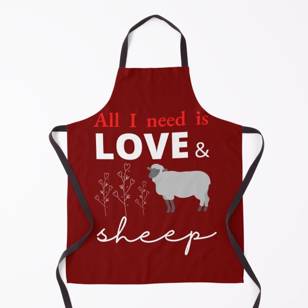 Item preview, All I Need is Love and Sheep designed and sold by IronSkullShop.
