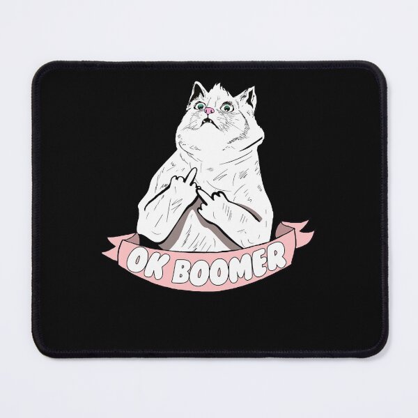 Item preview, Painting Ok Boomer Cat Meme Poster designed and sold by EricConners.