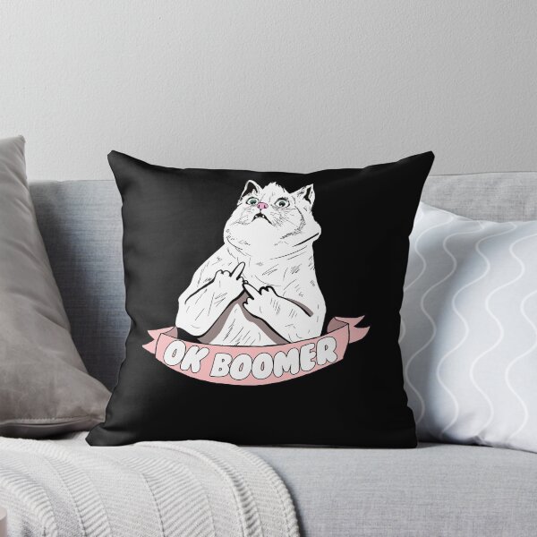 Item preview, Painting Ok Boomer Cat Meme Poster designed and sold by EricConners.