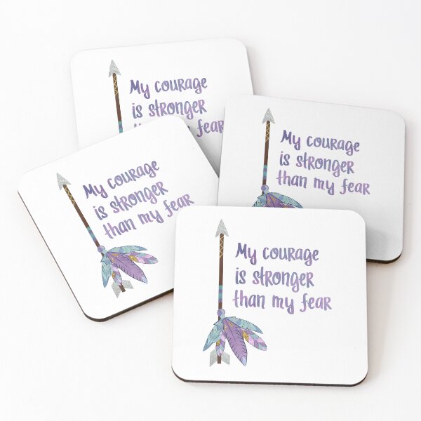 Item preview, My Courage is Stronger Than My Fear designed and sold by calliew1217.