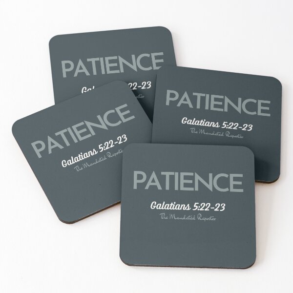 Item preview, The Fruit of The Spirit Patience - Blue, Gray designed and sold by TheReporter1.