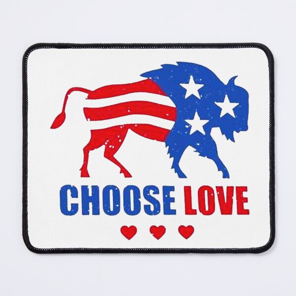 Item preview, Choose Love Buffalo valentines day designed and sold by brett5534.