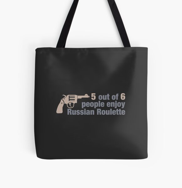 Black Roulette Tote