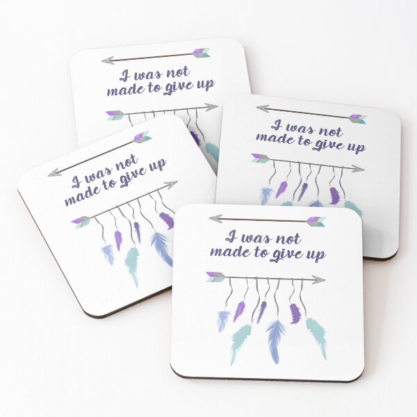 Item preview, I Was Not Made to Give Up designed and sold by calliew1217.