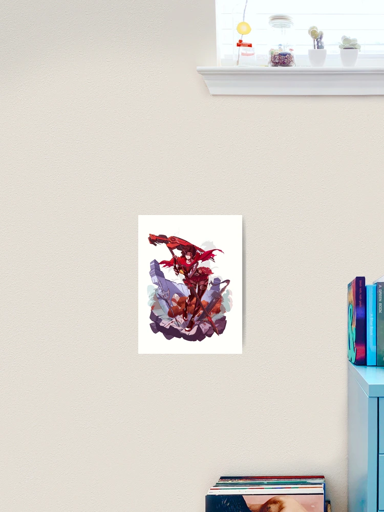 Thumbnail 2 of 3, Art Print, Red Like Roses designed and sold by Ridd-Li.