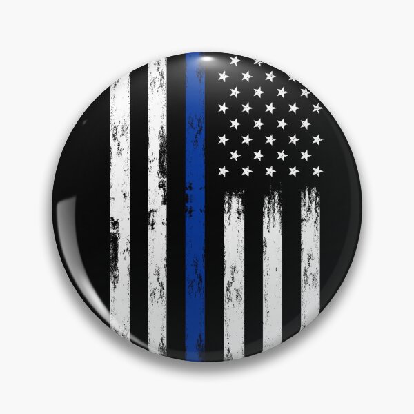 Item preview, american flag. american police flag. blue line flag. with distressed effect designed and sold by OutLoudDesigns.