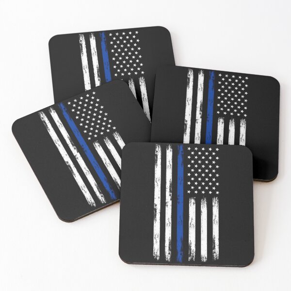 Item preview, american flag. american police flag. blue line flag. with distressed effect designed and sold by OutLoudDesigns.