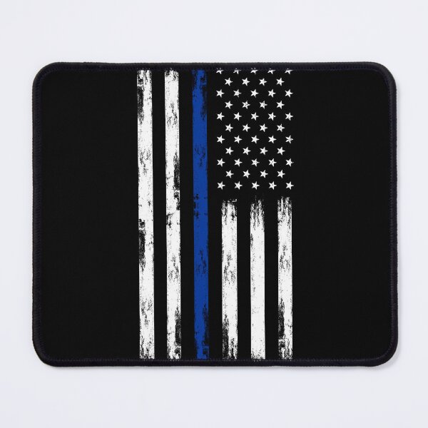 Item preview, american flag. american police flag. blue line flag. with distressed effect designed and sold by OutLoudDesigns.
