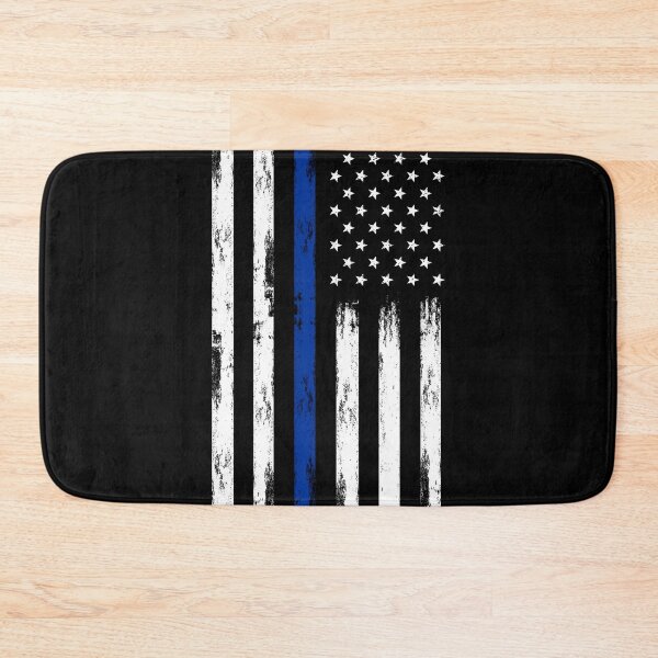 Item preview, american flag. american police flag. blue line flag. with distressed effect designed and sold by OutLoudDesigns.