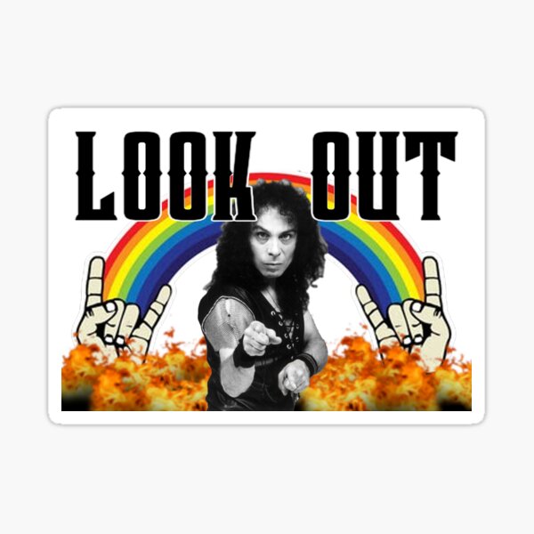 Ronnie James Dio Stickers Redbubble