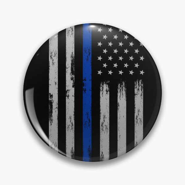 Item preview, American police flag. blue line flag, American flag. American police flag. blue line flag. with distressed effect designed and sold by OutLoudDesigns.