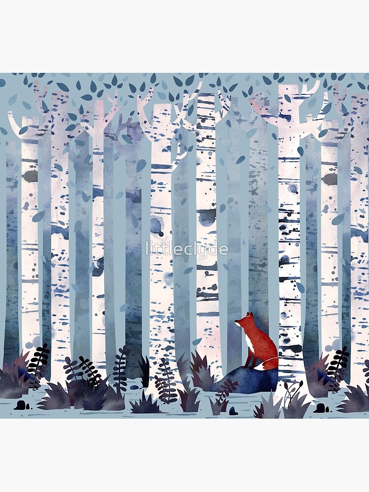 The Birches (in Blue) by littleclyde