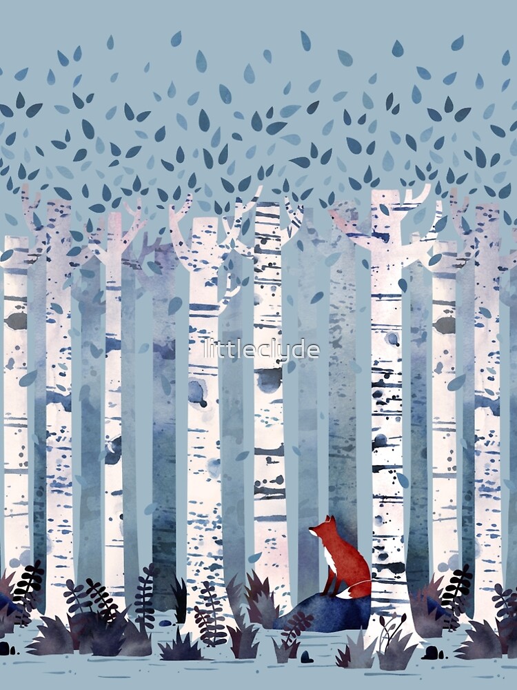 The Birches (in Blue) by littleclyde