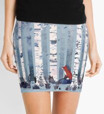 The Birches (in Blue) Mini Skirt