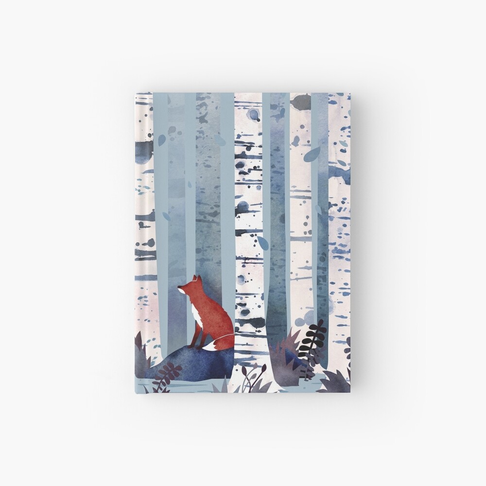 The Birches (in Blue) Hardcover Journal