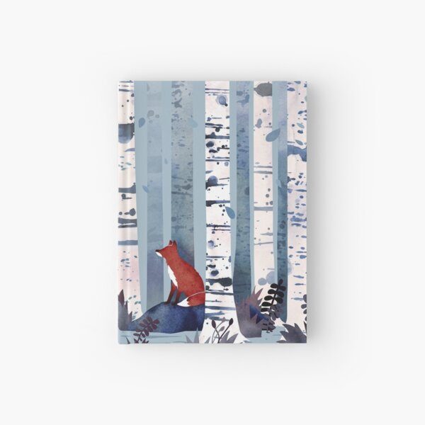 The Birches (in Blue) Hardcover Journal