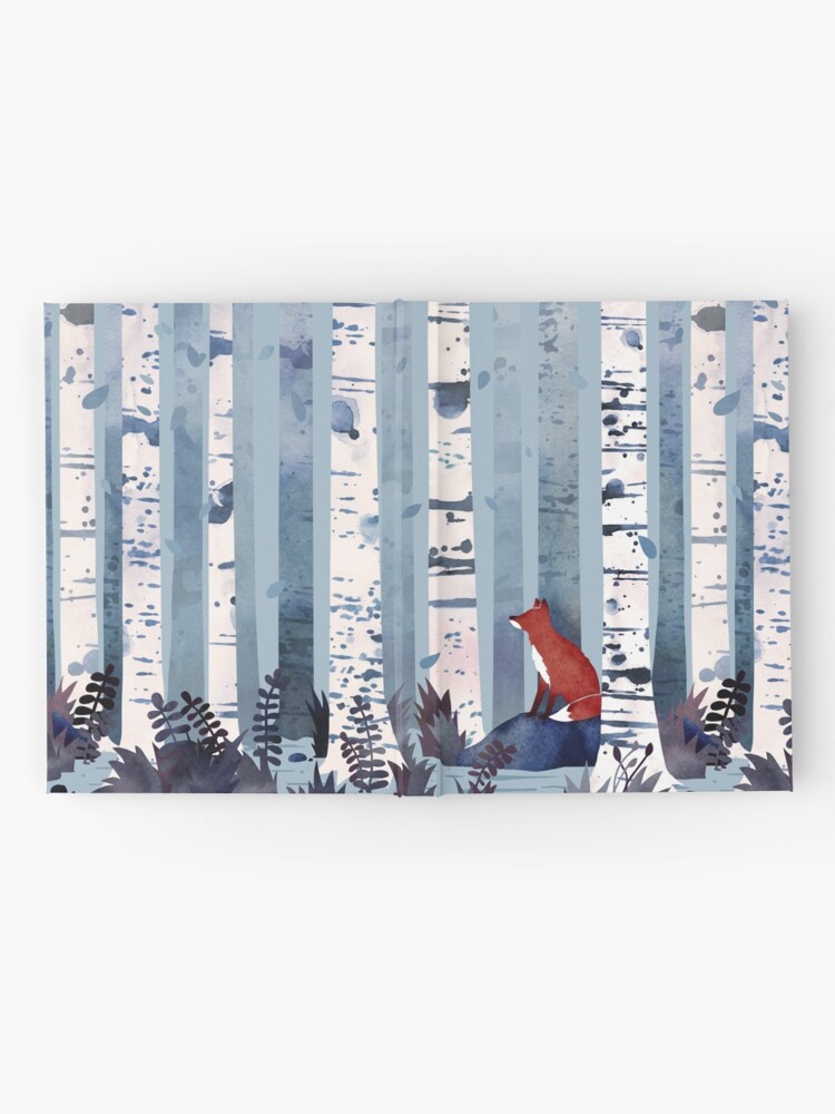 Alternate view of The Birches (in Blue) Hardcover Journal