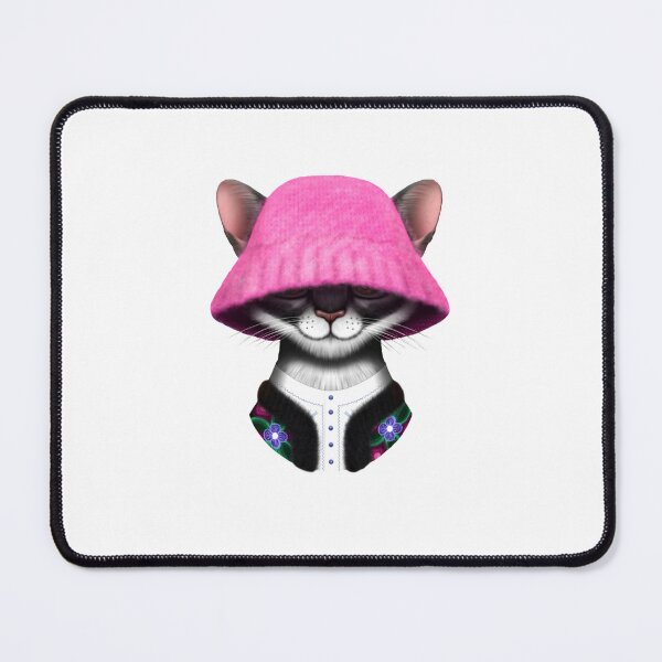 Item preview, Kalush cat hat pink designed and sold by LorryoChic.