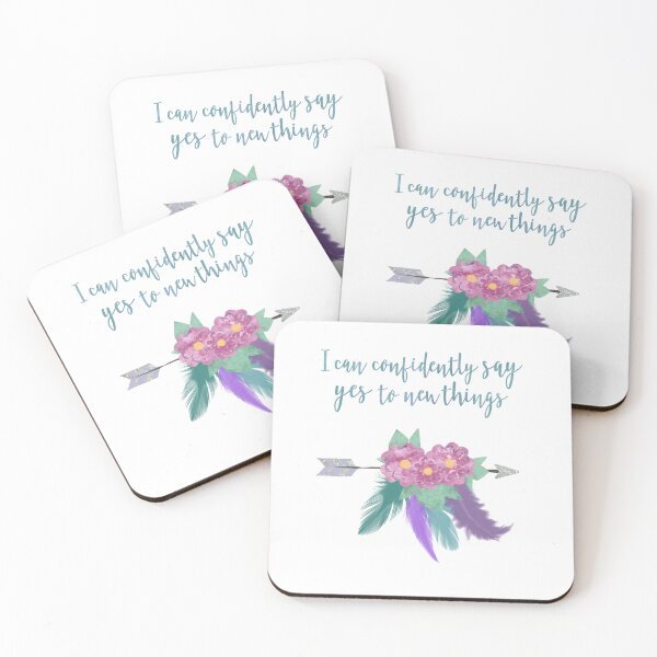 Item preview, I Can Confidently Say Yes to New Things designed and sold by calliew1217.