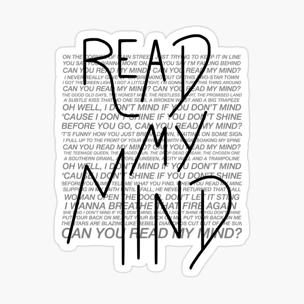 The Killers Read my mind Greeting Card