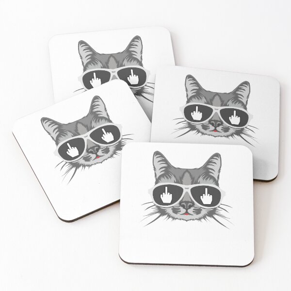 Item preview, Middle Finger Cat Funny Gifts Men designed and sold by AbelOrourke.