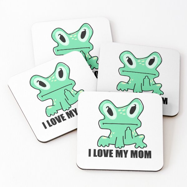 Item preview, Middle Finger Frog Loves Mom Day Gifts designed and sold by AbelOrourke.