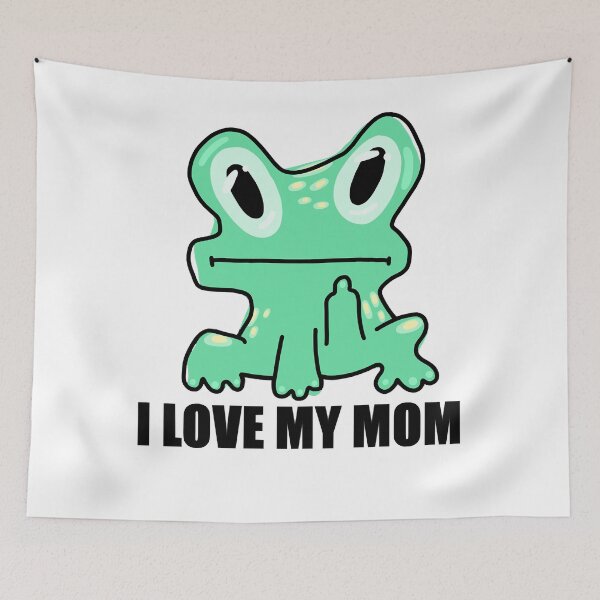 Item preview, Middle Finger Frog Loves Mom Day Gifts designed and sold by AbelOrourke.