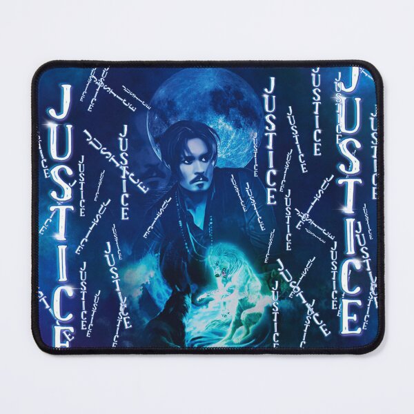 Item preview, Justice for Johnny Depp with Wolves & full moon Savage art designed and sold by MunsyArt.