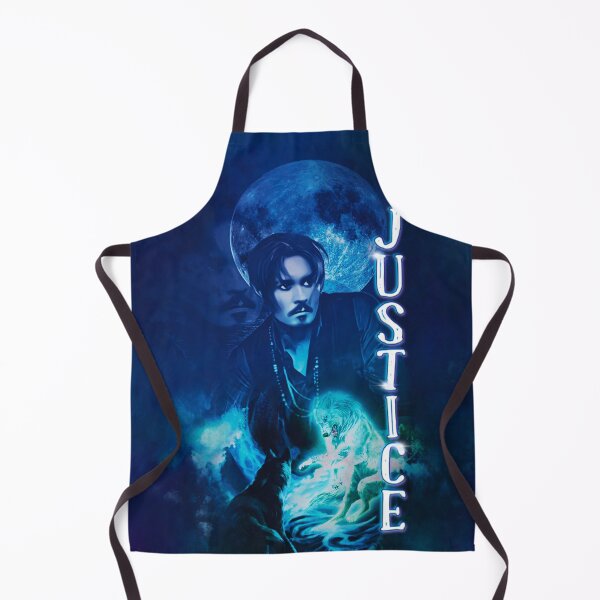 Item preview, Justice for Johnny Depp with Wolves & full moon Savage art designed and sold by MunsyArt.