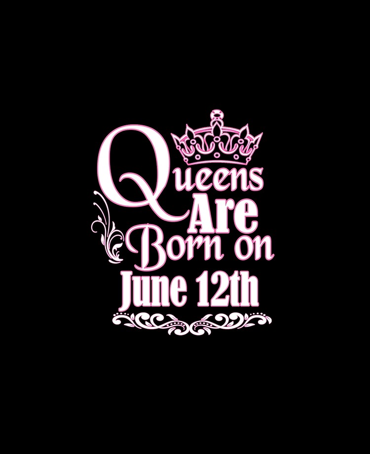Queens Are Born On June 12th Funny Birthday Ipad Case Skin By Matt76c Redbubble
