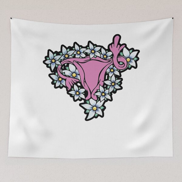 Item preview, Middle Finger Uterus Funny Gifts designed and sold by AbelOrourke.